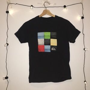 Quicksilver Black Graphic T-Shirt